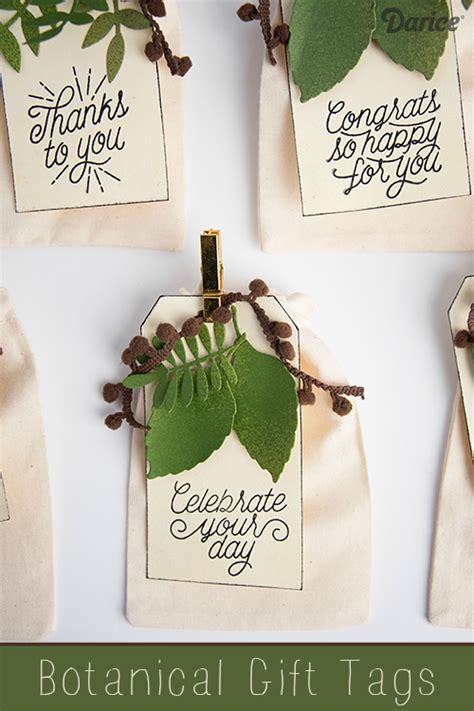 See more ideas about diy, diy projects, home diy. DIY Tags Made with Botanical Die Cuts - Darice