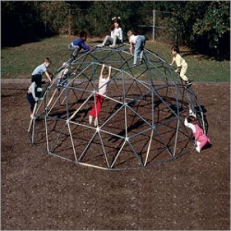 Geo Dome Jr Painted With Brackets Portable Playground Climber