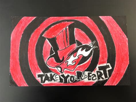 Made My Own Phantom Thief Calling Card Tried To Get It As Accurate As