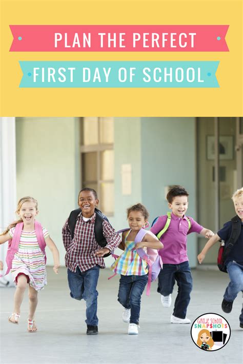 Grade One Snapshots First Day Of School Plans