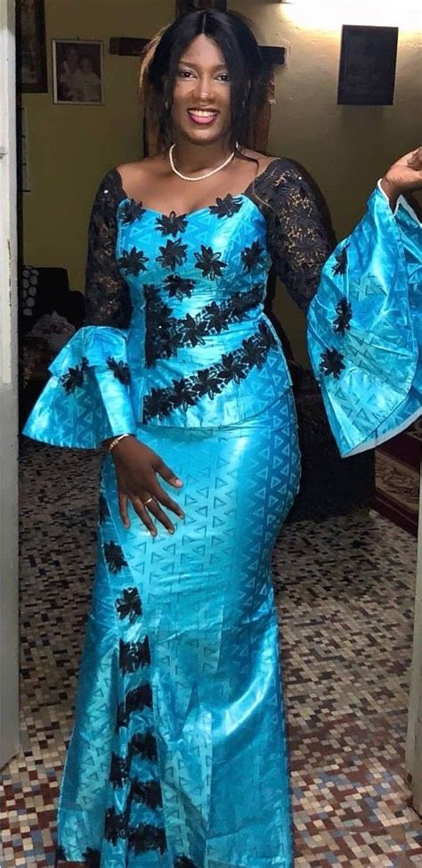 2020 newest trendiest,super gorgeous bazin riche. Épinglé par Merry Loum sur Sénégalaise | Mode africaine robe, Styles vestimentaires africains ...