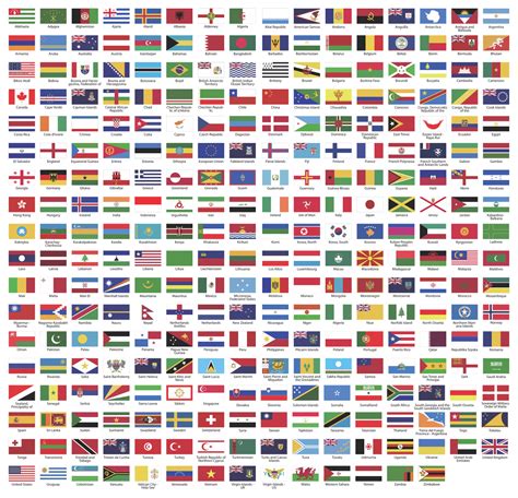 World Flags Vector