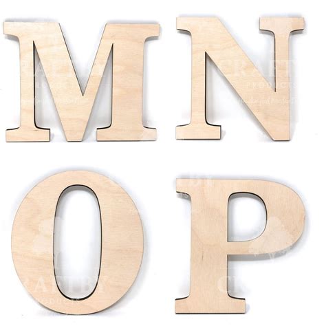 Natural Wooden Letters Alphabet Cut Outs Rs 88 Piece Craftby