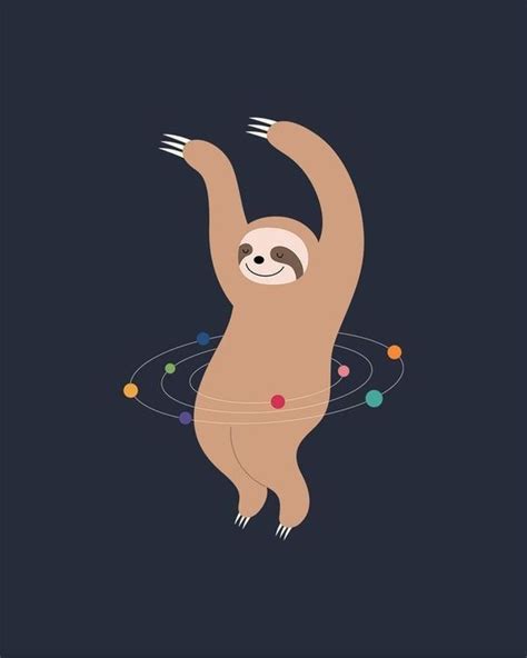 Pin By Yuan On Animal Illustration Sloth Drawing Sloth Art Cute Sloth