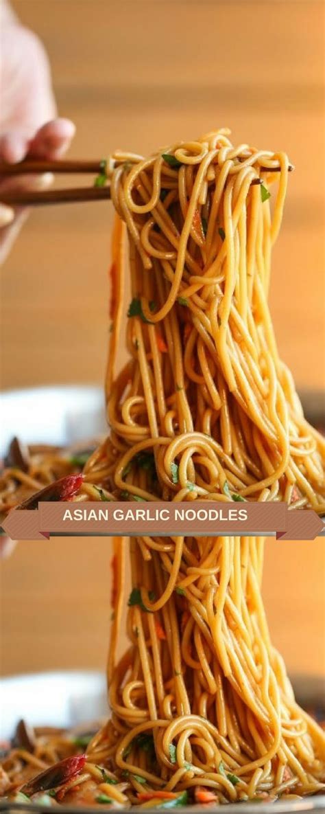 Asian Garlic Noodles Make Yummy Foods