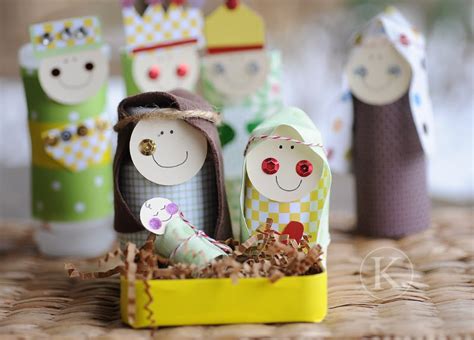The Simple Craft Diaries Toilet Paper Roll Nativity Scene