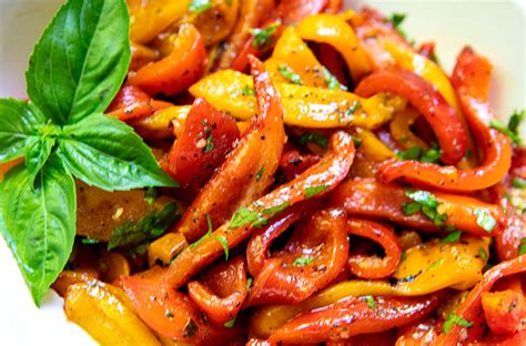 Grilled Peppers Italian Food Forever