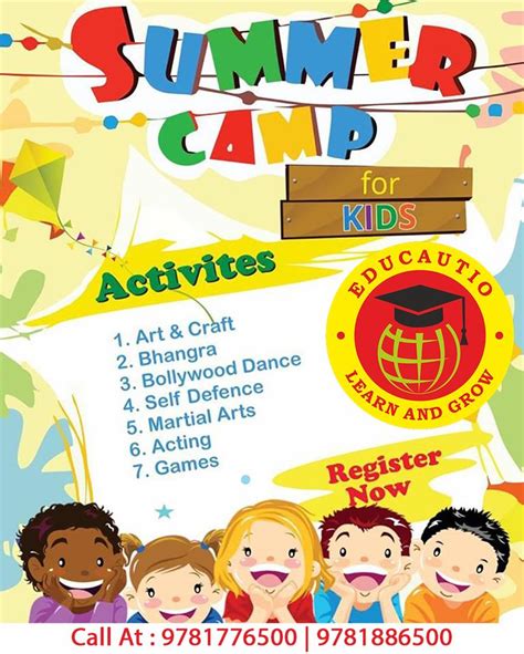 Summer Fun Has Begun Join For The Summer Camp And Learn About Art