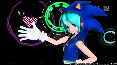 Hatsune Miku With Sonic Module By Raysonic01 On Deviantart