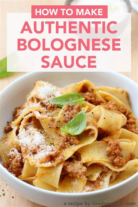 This Rich Authentic Bolognese Sauce Is Based On A Registered Italian