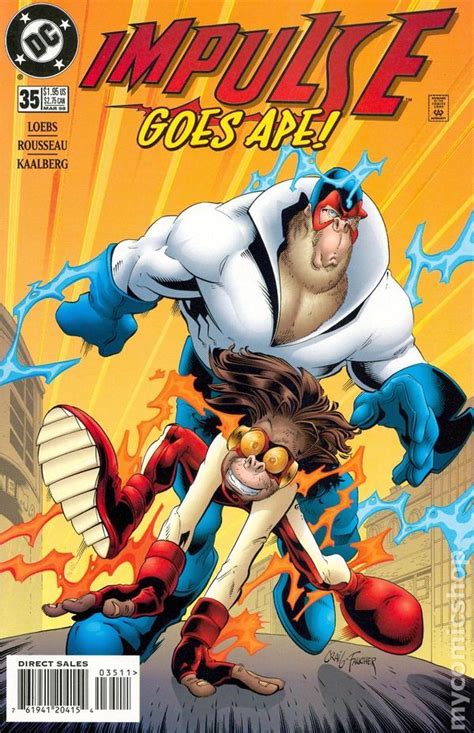 Impulse 1995 35 Cover Dc Comic Books Comic Book Covers