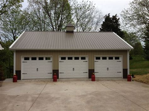 Building a pole barn garage is relatively easier to do than any other wooden building construction. 30x35x10 - Post Frame Garage www.nationalbarn.com | Metal ...