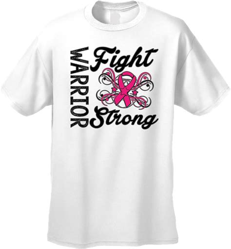 Unisex Warriors Fight Strong Breast Cancer Awareness T Shirt Teevimy
