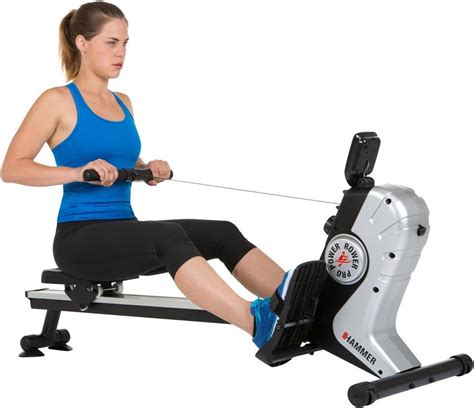 Schließlich haben die wenigsten ausreichend platz für große. Hammer Rudergerät »Power Rower Pro«, Power Rower Pro ist ...