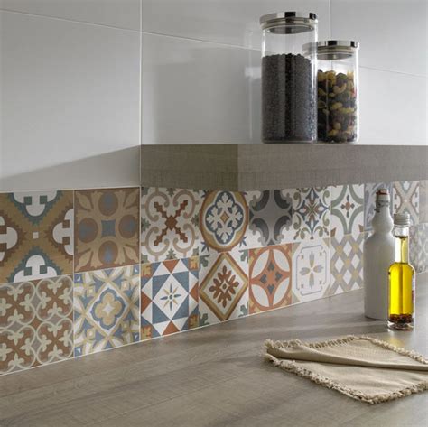 Colorful Patchwork Tiles From Walls And Floors At In Seven Colors