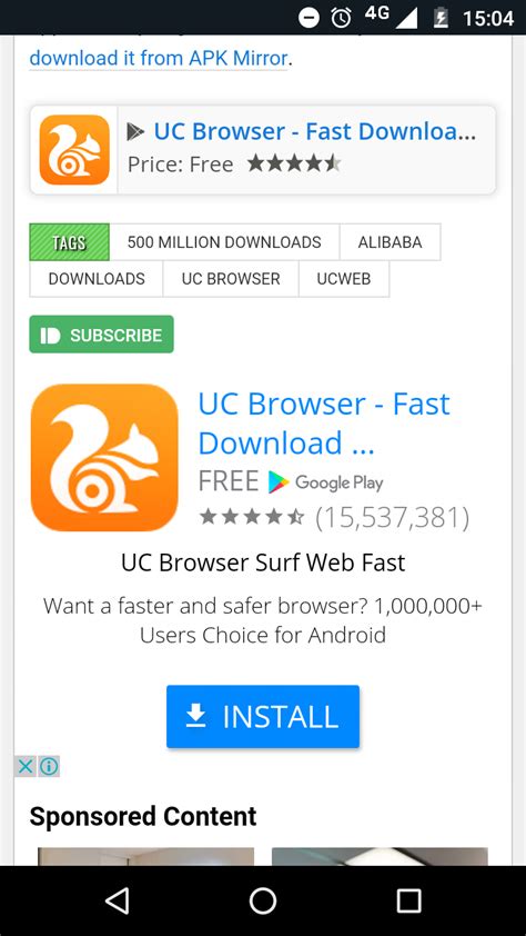 Get new version of uc browser. UC Browser hits 500 million downloads on the Play Store