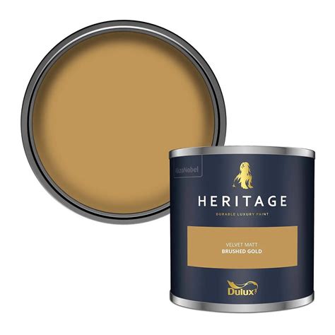 Brushed Gold Dulux Heritage Paint Colour Paint Online