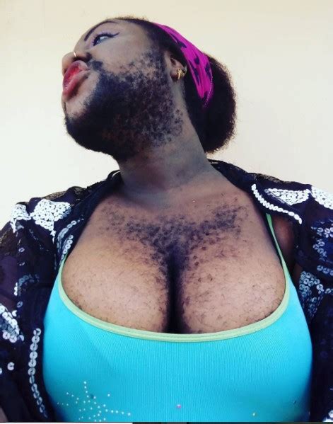 Nigerias Hairiest Woman Queen Okafor Shares Sexy New Photos