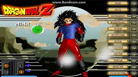 You can even change the hairstyle. Dragon Ball Z character creator - YouTube