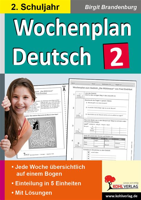 Diktate grundschule klasse 2 deutsch | thema: Wochenplan Deutsch / Klasse 2