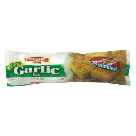 Made from specially baked stuffing bread that is cut into large, varied pieces and dusted with just the right at pepperidge farm, we've been baking for generations. Pepperidge Farm Garlic Bread Frozen