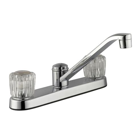 Glacier Bay 2 Handle Kitchen Faucet Chrome The Home Depot Canada