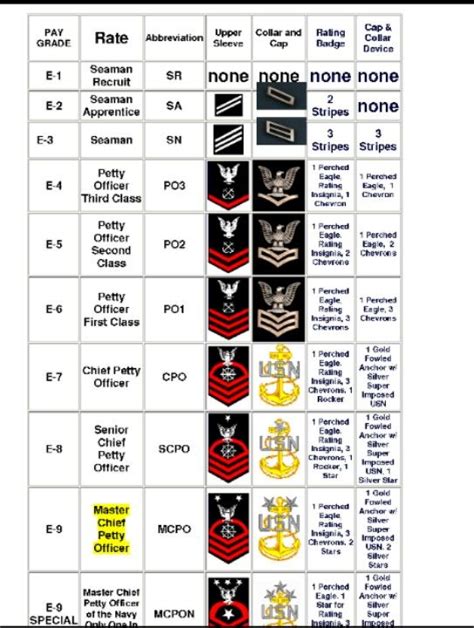 Sea Cadet Rank Insignia