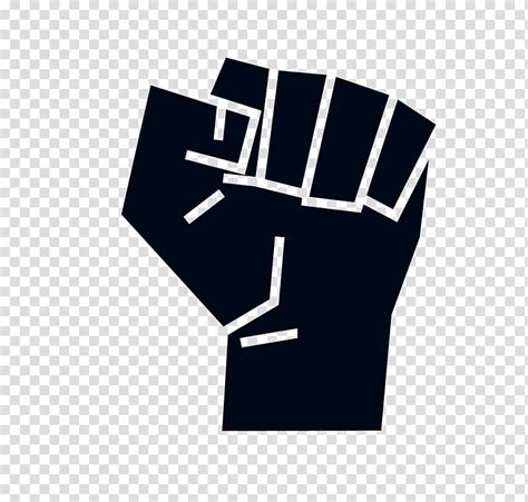 Graphy Logo Fist Raised Fist Poster Symbol Black Hand Gesture