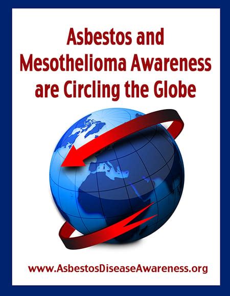 Asbestos And Mesothelioma Awareness Are Circling The Globe By Linda
