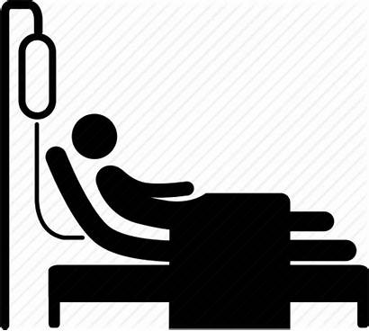 Patient Hospital Icon Icons Medical Health Bed