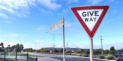 But we conservatives are generous souls. Victorian road rules for giving way | RACV