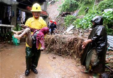 Philippines Hit By More Slides Flooding