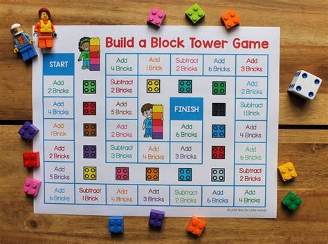 Join prime to save $2.30 on this item. LEGO Tower Board Game Challenge (Free Printable!) in 2020 ...