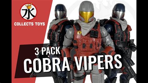 Hasbro Gi Joe Classified Series Cobra Viper Officer And Vipers 3 Pack