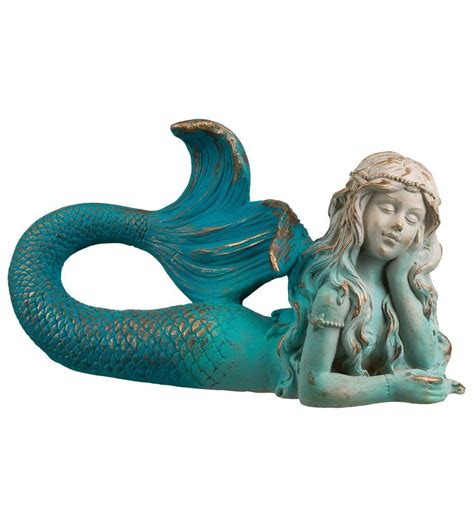 Mermaid Dreamy Garden Statue Figurine Mermaid Statues Statue Garden