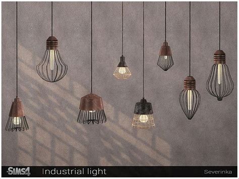 Severinkas Industrial Light Set In 2020 Lighting Ceiling Lamp Sims