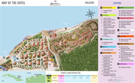 Resort Map Paradisus Rio De Oro Holguin Cuba