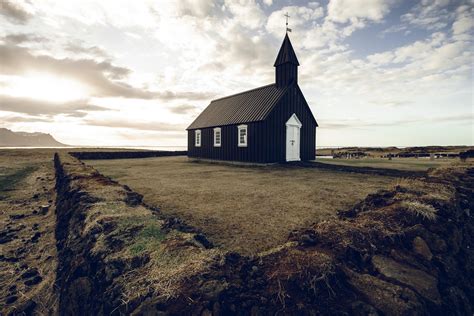 Búðakirkja The Church At Búðir Snaefellsnes Iceland