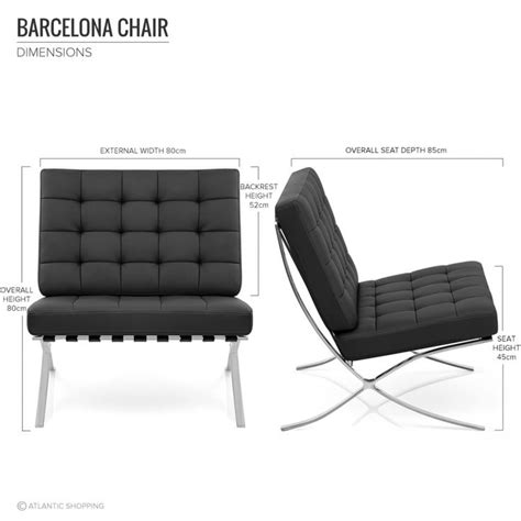 Barcelona Chair Black Barcelona Chair Chair Black