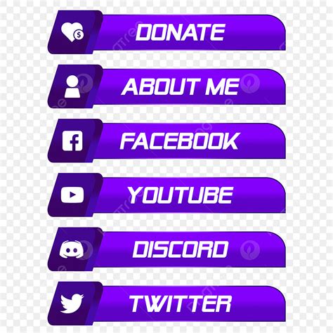 Twitch Panels Purple Png Image Panels Sets Twitch Purple Streaming