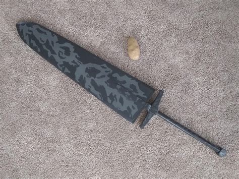 Finished Astas Demon Slayer Sword Prop 4ft 7in Long Potato For Scale