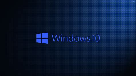 Windows 10 On Weave Blue Text Logo Wallpaper Computer Wallpapers 46825