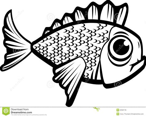 Fish Black And White Royalty Free Stock Photos Image 2032178