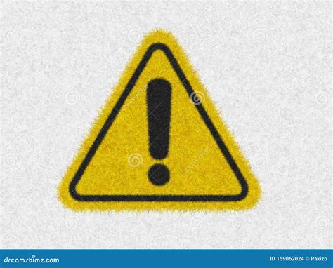Caution Warning Sign Be Careful Symbol Icon Isolated In White