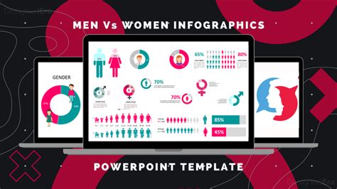 Men Vs Women Infographics Template Download Now Designedera