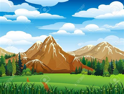 Mountain Background Clip Art