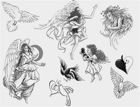32 Best African Angels For Women Tattoo Design Stencils Images On