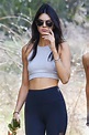 Kendall Jenner in Tights out for a hike in LA | GotCeleb