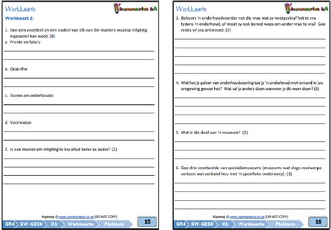 Graad 4 Sosiale Wetenskappe Geografie And Geskiedenis Kwartaal 1 Sw