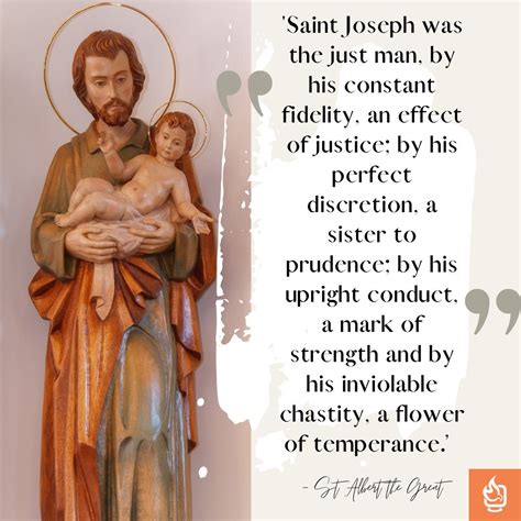 St Joseph Was A Just Man Saint Quotes On St Joseph Catholic Link